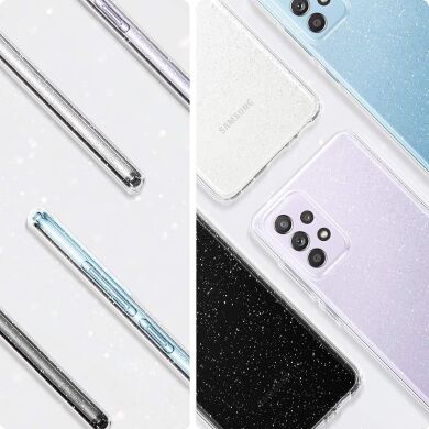 Защитный чехол Spigen (SGP) Liquid Crystal Glitter для Samsung Galaxy A52 (A525) / A52s (A528) - Crystal Quartz