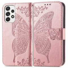 Чехол UniCase Butterfly Pattern для Samsung Galaxy A33 (A336) - Rose Gold