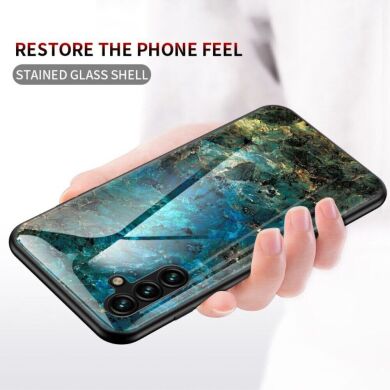 Защитный чехол Deexe Gradient Pattern для Samsung Galaxy A54 (A546) - Emerald