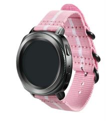 Ремінець Premium Nato для годинників Samsung Gear Sport (GP-R600BREECAA), Рожевий
