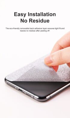 Наклейка на заднюю панель RockSpace BlingBling Series для Samsung Galaxy Note 10 Lite (N770) - Gold