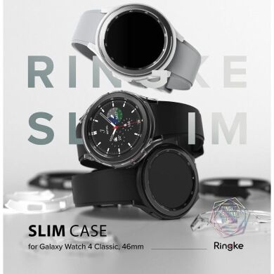 Комплект чехлов RINGKE Slim Case для Samsung Galaxy Watch 4 Classic (46mm) - Clear / Black