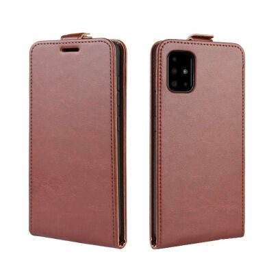 Чехол Deexe Flip Case для Samsung Galaxy A51 - Brown