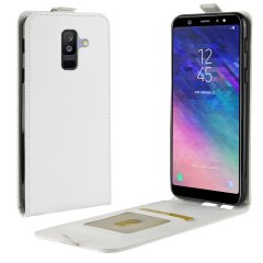 Чехол Deexe Flip Case для Samsung Galaxy A6+ 2018 (A605) - White
