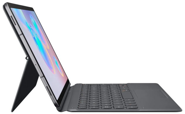 Чехол-клавиатура Book Cover Keyboard для Samsung Galaxy Tab S6 (T860/865) EF-DT860BJRGRU - Gray