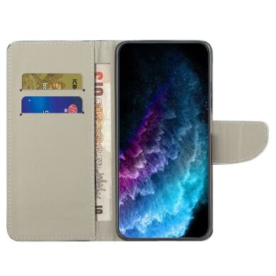 Чехол-книжка Deexe Color Wallet для Samsung Galaxy A04e (A042) - Sparkling Butterflies