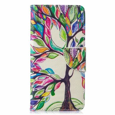 Чехол-книжка Deexe Color Wallet для Samsung Galaxy S10 (G973) - Colorized Tree