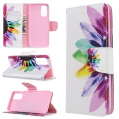 Чехол-книжка Deexe Color Wallet для Samsung Galaxy S20 (G980) - Colorful Petals