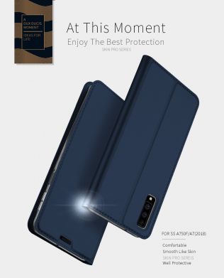 Чехол-книжка DUX DUCIS Skin Pro для Samsung Galaxy A7 2018 (A750) - Dark Grey