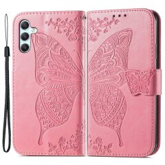 Чехол UniCase Butterfly Pattern для Samsung Galaxy A35 (A356) - Pink