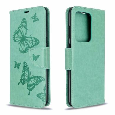 Чехол UniCase Butterfly Pattern для Samsung Galaxy S20 Ultra (G988) - Green
