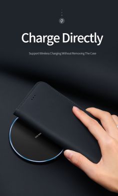 Кожаный чехол DUX DUCIS Wish Series для Samsung Galaxy Note 8 (N950) - Dark Blue