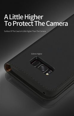 Кожаный чехол DUX DUCIS Wish Series для Samsung Galaxy Note 8 (N950) - Black