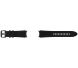 Оригинальный кожаный ремешок Hybrid Band (Size M/L) для Samsung Galaxy Watch 4 / 4 Classic / 5 / 5 Pro / 6 / 6 Classic (ET-SHR89LBEGRU) - Black. Фото 3 из 4
