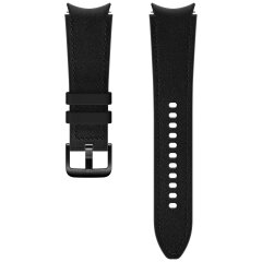 Оригінальний шкіряний ремінець Hybrid Band (Size M/L) для Samsung Galaxy Watch 4 / 4 Classic / 5 / 5 Pro / 6 / 6 Classic (ET-SHR89LBEGRU) - Black