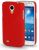 Пластиковая накладка Deexe Pure Color для Samsung Galaxy S4 mini - Red