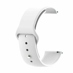 Ремінець Deexe Flexible Watch Band для Samsung Watch Active / Active 2 40mm / Active 2 44mm - White