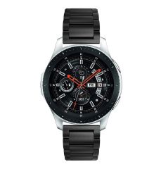Ремінець Deexe Stainless Steel для Samsung Galaxy Watch 46mm / Watch 3 45mm / Gear S3 - Black