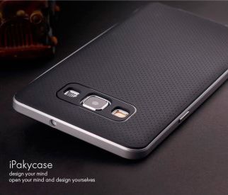 Защитная накладка IPAKY Hybrid для Samsung Galaxy A5 (A500) - Silver