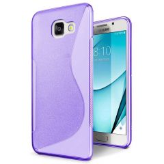 Силиконовый (TPU) чехол Deexe S Line для Samsung Galaxy A7 2017 (A720) - Violet
