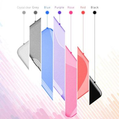 Силиконовый (TPU) чехол Deexe S Line для Samsung Galaxy A7 2017 (A720) - Violet