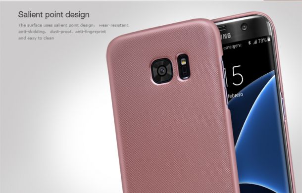 Накладка NILLKIN Frosted Shield для Samsung Galaxy S7 edge (G935) - Pink