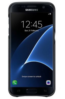 Чехол Leather Cover для Samsung Galaxy S7 (G930) EF-VG930LBEGRU - Black