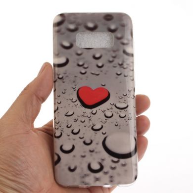 Силиконовый (TPU) чехол Deexe Life Style для Samsung Galaxy S8 (G950) - Heart Pattern