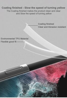Силиконовый чехол IMAK UX-10 Series для Samsung Galaxy S23 (S911) - Transparent