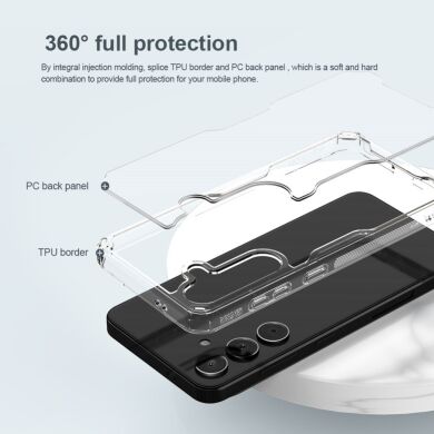 Силиконовый чехол NILLKIN Nature TPU Pro для Samsung Galaxy S24 Plus - Transparent