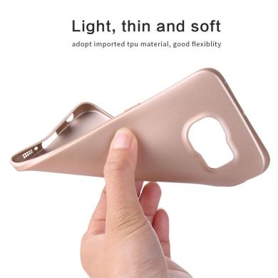 Силиконовый чехол X-LEVEL Matte для Samsung Galaxy S6 edge (G925) - Gold