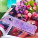 Силиконовый (TPU) чехол Deexe Liquid Glitter для Samsung Galaxy J6+ (J610) - Light Purple. Фото 5 из 7