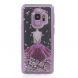 Силиконовый (TPU) чехол Deexe Liquid Glitter для Samsung Galaxy S9 (G960) - Girl Pattern. Фото 1 из 6