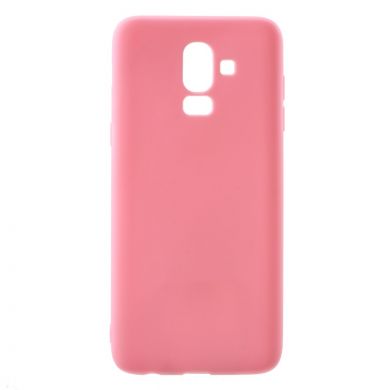 Силиконовый (TPU) чехол Deexe Matte Case для Samsung Galaxy J8 2018 (J810) - Pink