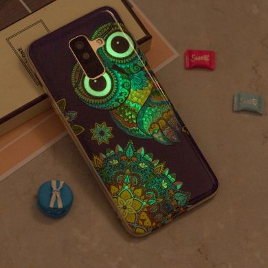 Силиконовый (TPU) Deexe LumiCase для Samsung Galaxy A6+ 2018 (A605) - Colorized Owl