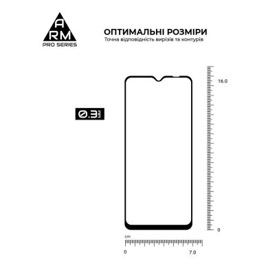 Защитное стекло ArmorStandart Pro 5D для Samsung Galaxy A22 5G (A226) - Black