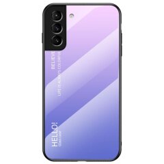Захисний чохол Deexe Gradient Color для Samsung Galaxy S22 - Pink / Purple