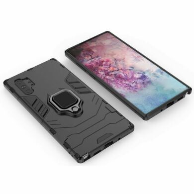 Защитный чехол Deexe Hybrid Case для Samsung Galaxy Note 10+ (N975) - Black