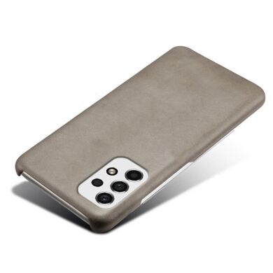 Защитный чехол Deexe Leather Back Cover для Samsung Galaxy A53 (А536) - Grey