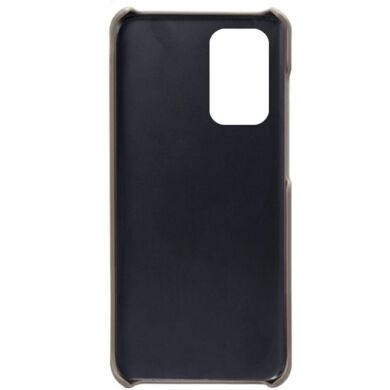 Защитный чехол Deexe Leather Back Cover для Samsung Galaxy A53 (А536) - Grey