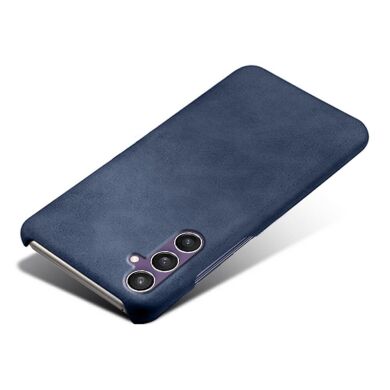 Защитный чехол Deexe Leather Back Cover для Samsung Galaxy S23 FE - Blue