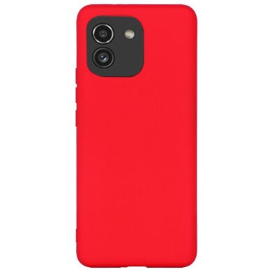 Защитный чехол Deexe Silicone Case для Samsung Galaxy A03 (A035) - Red