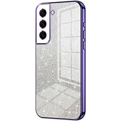 Захисний чохол Deexe Sparkles Cover для Samsung Galaxy S22 (S901) - Purple
