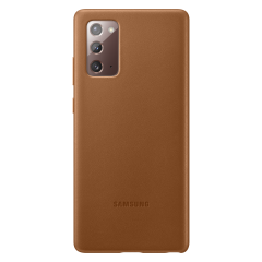 Захисний чохол Leather Cover для Samsung Galaxy Note 20 (N980) EF-VN980LAEGRU - Brown