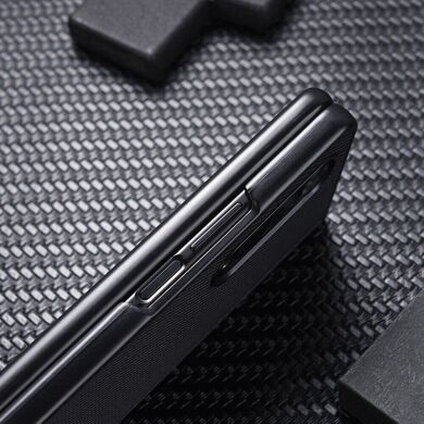 Защитный чехол Deexe Cross Texture (FF) для Samsung Galaxy Fold 4 - Black