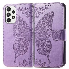 Чохол UniCase Butterfly Pattern для Samsung Galaxy A33 (A336) - Light Purple