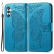 Чехол UniCase Butterfly Pattern для Samsung Galaxy A54 (A546) - Blue. Фото 1 из 7