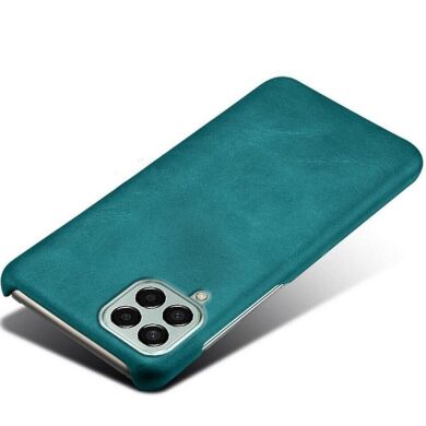 Защитный чехол Deexe Leather Back Cover для Samsung Galaxy M33 (M336) - Green