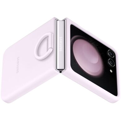 Защитный чехол Silicone Case with Ring для Samsung Galaxy Flip 5 (EF-PF731TVEGUA) - Lavender