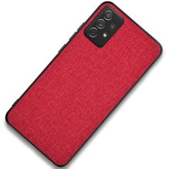 Защитный чехол UniCase Cloth Texture для Samsung Galaxy A23 (A235) - Red